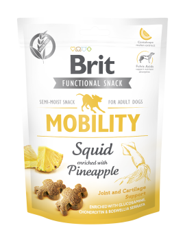 Функціональні ласощі Brit Care Mobility кальмар з ананасом для собак, 150г