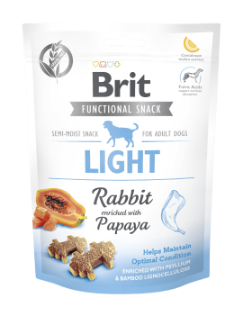 Функціональні ласощі Brit Care Light для собак, з кроликом та папаєю, 150 г