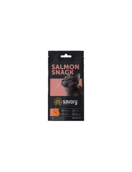 Хрумкі ласощі Savory Snack Подушечки для вибагливих котів, з лососем