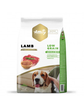 Amity Super Premium Low Grain Lamb для дорослих собак всіх порід (ягня)