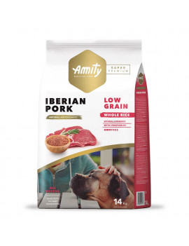 Amity Super Premium Low Grain Iberian Pork для дорослих собак всіх порід (свинина)