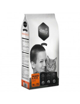 Amity Premium Salmon & Rice сухий повсякденний корм для дорослих котів з лососем та рисом 