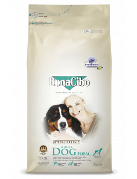 BonaCibo Adult Dog Form для дорослих та старіючих собак з зайвою вагою (курка, анчоуси, рис)