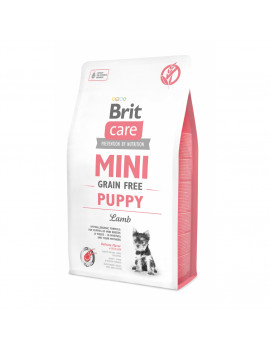 Brit Care Mini Grain Free Puppy Lamb беззерновий гіпоалергенний корм для щенят малих порід (ягня)