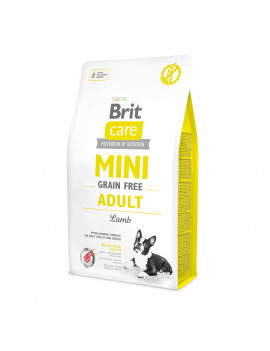 Brit Care Mini Grain Free Adult Lamb беззерновий гіпоалергенний корм для собак малих порід (ягня) 