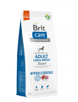 Brit Care Dog Hypoallergenic Adult Large Breed для дорослих собак великих порід (ягня)