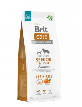 Brit Care Dog Grain-free Senior & Light Salmon для літніх собак всіх порід (лосось і картопля)