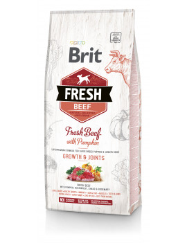 Brit Fresh Beef with Pumpkin Puppy Large Bones & Joints для цуценят і юніорів великих порід (яловичина)