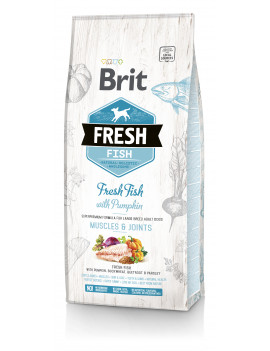 Brit Fresh Fish with Pumpkin Adult Large Muscles & Joints для дорослих собак великих порід (риба)