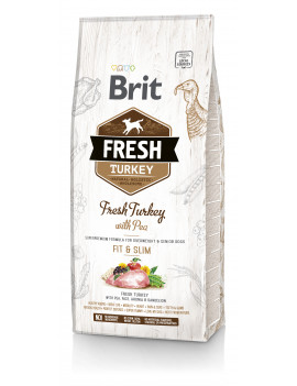 Brit Fresh Turkey with Pea Adult Fit & Slim для дорослих собак всіх порід (індичка)