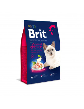 Brit Premium by Nature Cat Sterilised для дорослих стерилізованих котів (курка)