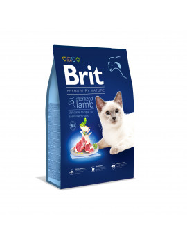 Brit Premium by Nature Cat Sterilized Lamb для дорослих стерилізованих котів (ягня)