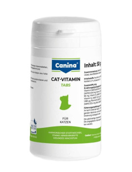Вітаміни Canina Cat-Vitamin Tabs для котів, вітамінний комплекс