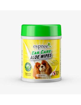 Espree Aloe Ear Care Pet Wipes Вологі серветки з алое для вух 60 шт