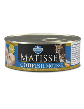 Farmina Matisse Cat Mousse Codfish вологий корм для котів з тріскою 85 г