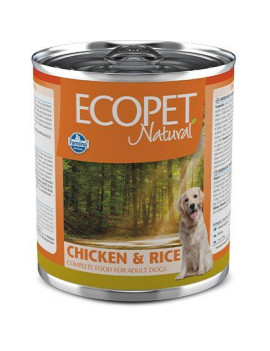 Farmina Ecopet Natural Dog Chick & Rice вологий корм для дорослих собак з куркою 300 г