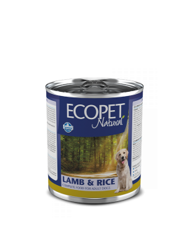 Farmina Ecopet Natural Dog Lamb & Rice вологий корм для дорослих собак з ягням 300 г