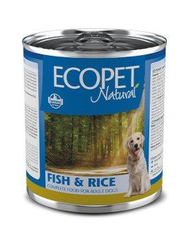 Farmina Ecopet Natural Dog Fish & Rice вологий корм для дорослих собак з оселедцем 300 г