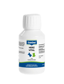 Вітаміни Canina Herz-Vital для собак та котів, підтримка серця