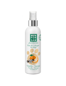 MENFORSAN EAU DE COLOGNE VANILLA & ORANGE oдеколон для собак з ароматом ванілі та апельсину 125 мл