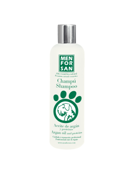 MENFORSAN SILK PROTEIN AND ARGAN OIL шампунь для собак з протеїном і аргановою олією