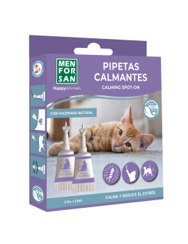 MENFORSAN CALMING SPOT-ON заспокійливі краплі СПОТ-ОН для котів 2мл (2піпетки)