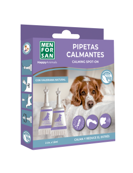 MENFORSAN CALMING SPOT-ON заспокійливі краплі СПОТ-ОН для собак 2мл (2піпетки)