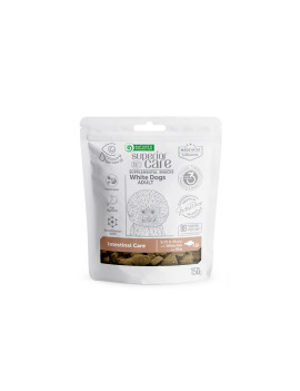 Nature's Protection Superior Care White Dogs Intestinal Care  Ласощі для собак з білим забарвленням вовни з білою рибою 150 г