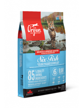 Orijen 6 Fresh Fish Cat для кішок і кошенят всіх порід і вікових груп