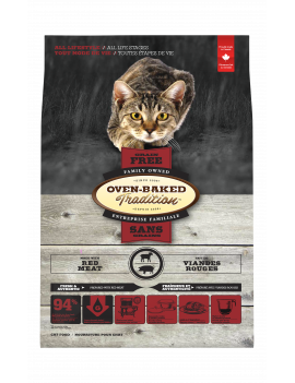 Oven-Baked Tradition Cat Red Meat повністю збалансований беззерновий сухий корм для котів з червоним м’ясом