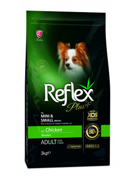 Reflex Plus (Рефлекс Плюс) повнораційний та збалансований корм для собак малих порід, з куркою
