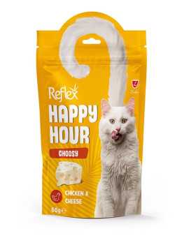 Reflex Happy Hour ласощі для котів з куркою та сиром, для вибагливих
