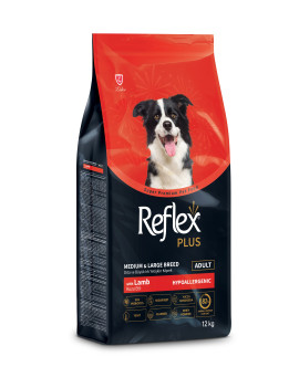 Reflex Plus (Рефлекс Плюс) Повноцінний сухий корм для собак середніх та великих порід з ягням