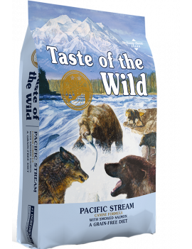 Taste of the Wild Pacific Stream Canine Formula для дорослих собак усіх порід із чутливим травленням (лосось)