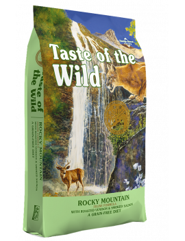 Taste of the Wild Rocky Mountain Feline Formula для кішок всіх порід та вікових груп (косуля та лосось)