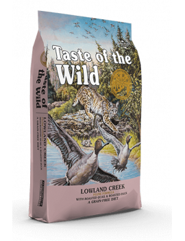 Taste of the Wild Lowland Creek Feline Formula для кішок всіх порід та вікових груп (качка і перепілка)