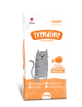 Trendline (Трендлайн) Повноцінний та збалансований сухий корм для кошенят з куркою.