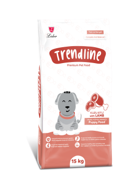 Trendline (Трендлайн) Повноцінний та збалансований сухий корм для цуценят з яловичиною та рисом.