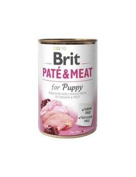 Вологий корм Brit Care Pate & Meat для цуценят, з куркою та індичкою, 400 г