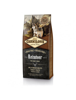 Сухий корм Carnilove Raindeer для дорослих собак всіх порід, оленина та кабан