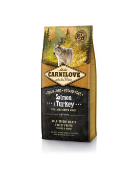 Сухий корм Carnilove Salmon & Turkey для дорослих собак великих порід, лосось та індичка