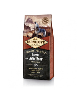 Сухий корм Carnilove Lamb & Wild Boar для дорослих собак всіх порід, ягня та кабан