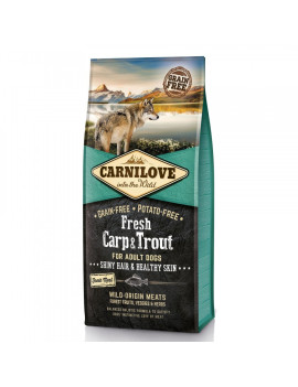 Сухий корм Carnilove Fresh Carp & Trout для дорослих собак всіх порід, риба