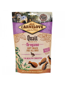 Ласощі Carnilove Dog Semi Moist для собак, перепілка та орегано, 200 г
