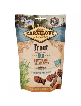 Ласощі Carnilove Dog Semi Moist для собак, форель та кріп, 200 г