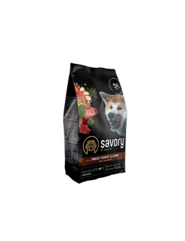 Сухий корм Savory Large для собак великих порід, зі свіжим ягням та індичкою