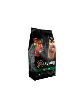 Сухий корм Savory для собак гурманів малих порід, зі свіжим ягням