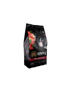 Сухий корм Savory Small для собак малих порід, зі свіжим ягням та індичкою