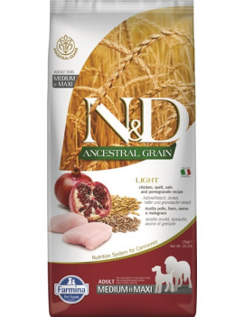Сухий корм Farmina (Фарміна) N & D Low Grain Dog Chicken & Pomegranate Adult Medium & Maxi для дорослих собак середніх і великих порід з куркою