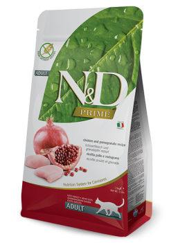 Farmina (Фарміна) N&D Grain Free Prime Cat Chicken & Pomegranate Adult беззерновий для дорослих кішок, курка та гранат